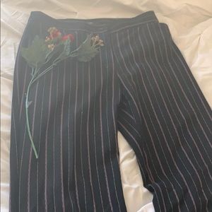 Pin striped pants